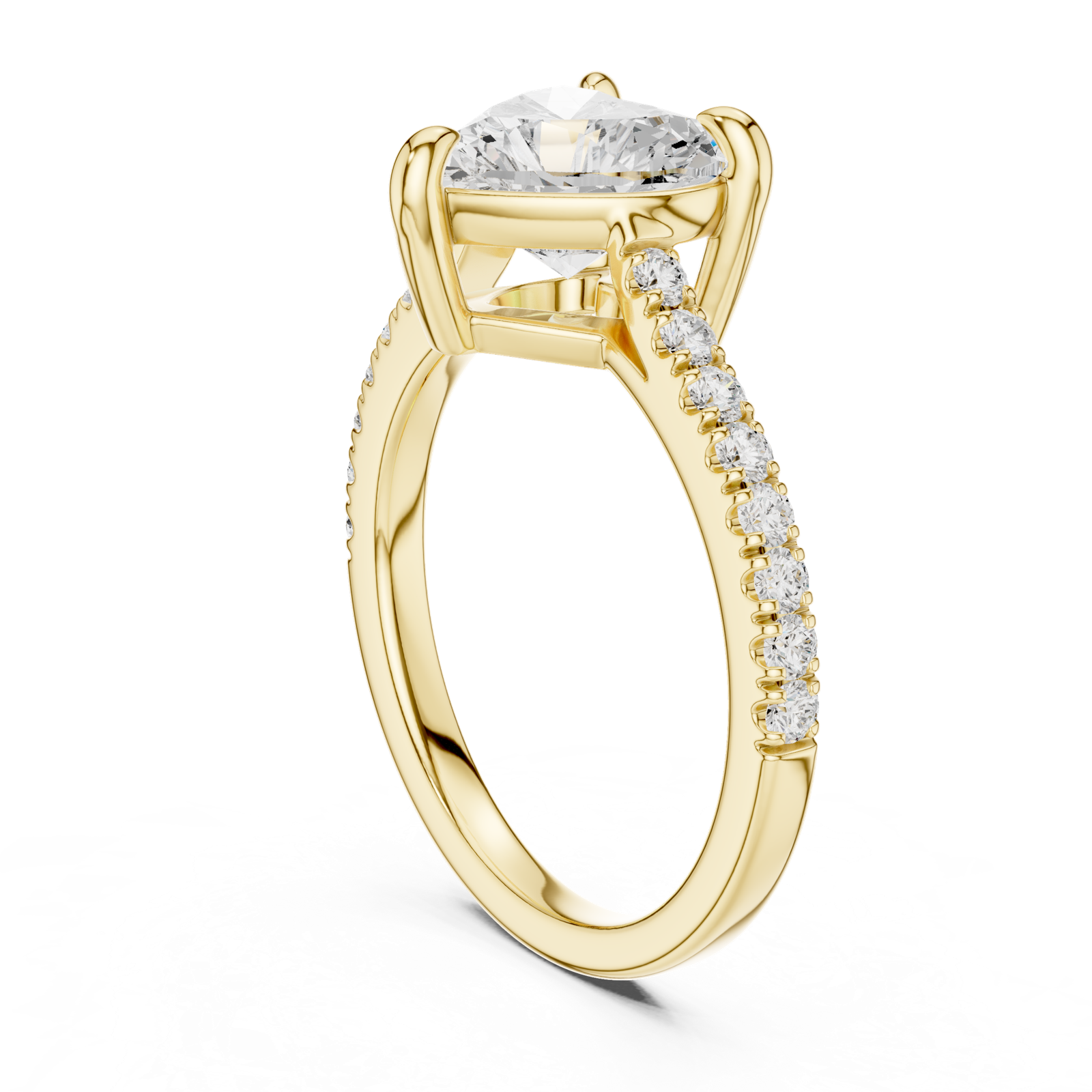 Gold Ring DDLR-878, Yellow Gold, view 1
