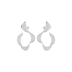 Gold Earrings SBER(37), White Gold