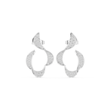 Gold Earrings SBER(37), White Gold