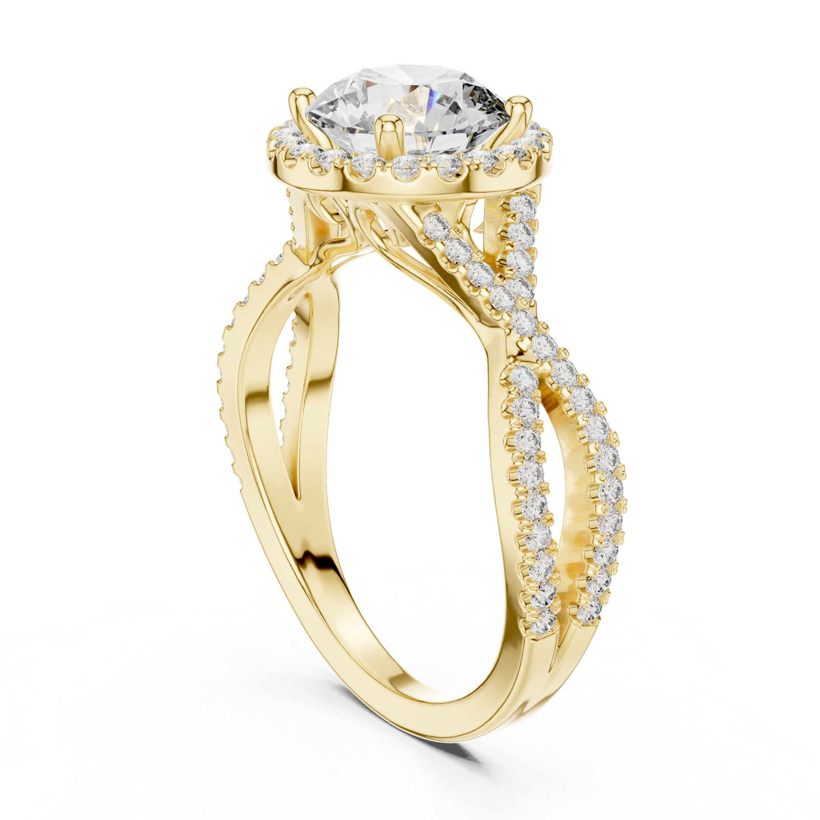 Gold Ring DDLR-152, Yellow Gold