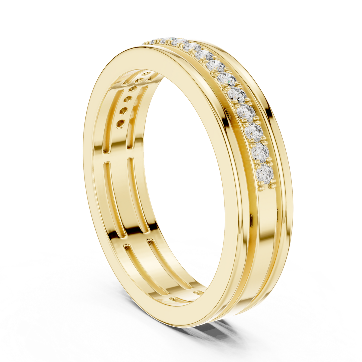 Gold Ring ALR-1, Yellow Gold, view 1