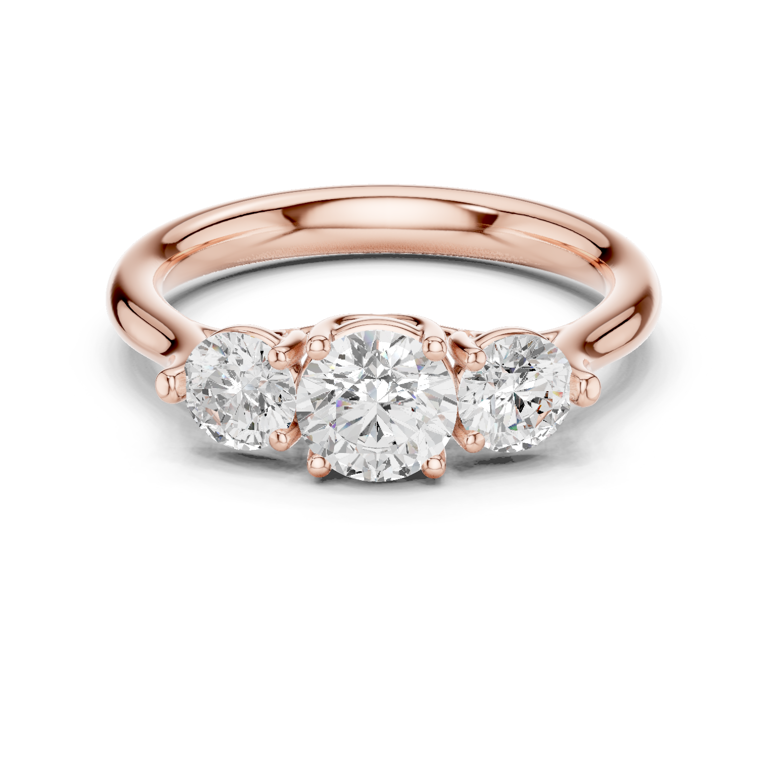 Gold Ring DDLR-667, Rose Gold