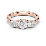 Gold Ring DDLR-667, Rose Gold