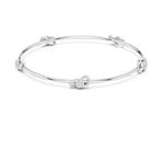 14K Solid Gold Lab Diamond Bracelet, White Gold