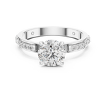 Gold Ring LR-0039, White Gold