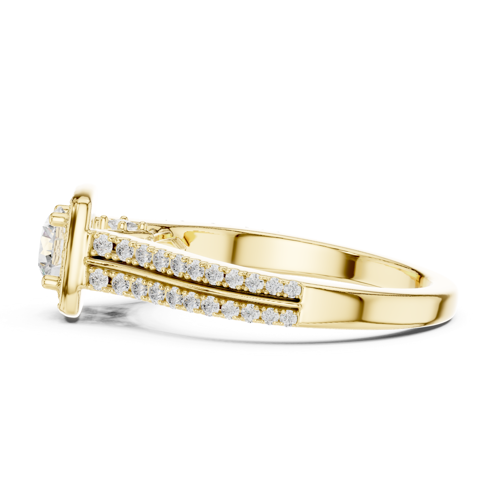 Gold Ring LR-0248, Yellow Gold, view 3