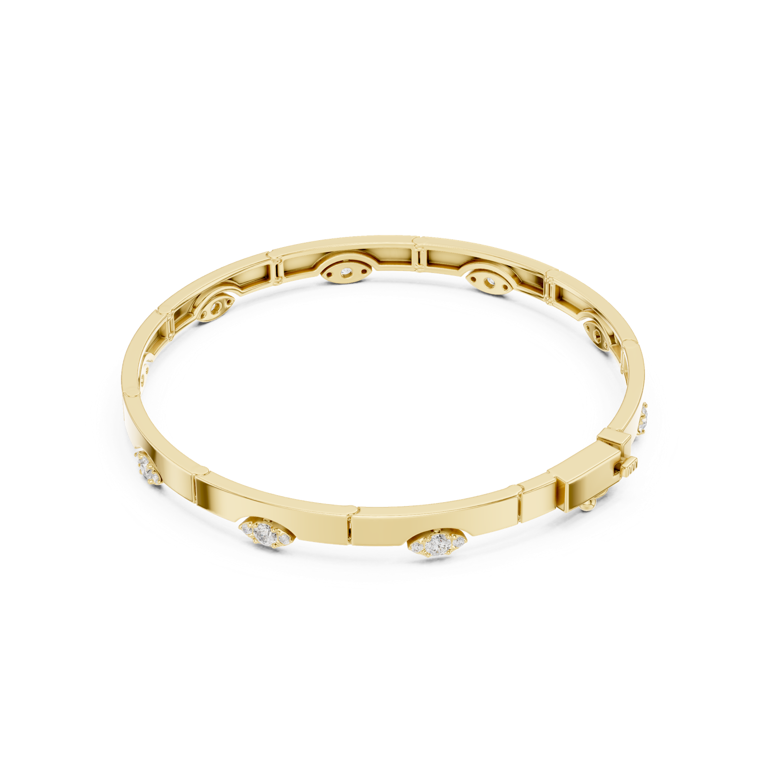 Gold Bracelet SBWB (20), Yellow Gold, view 2