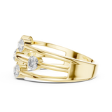 Gold Ring DDLR-464, Yellow Gold, view 3