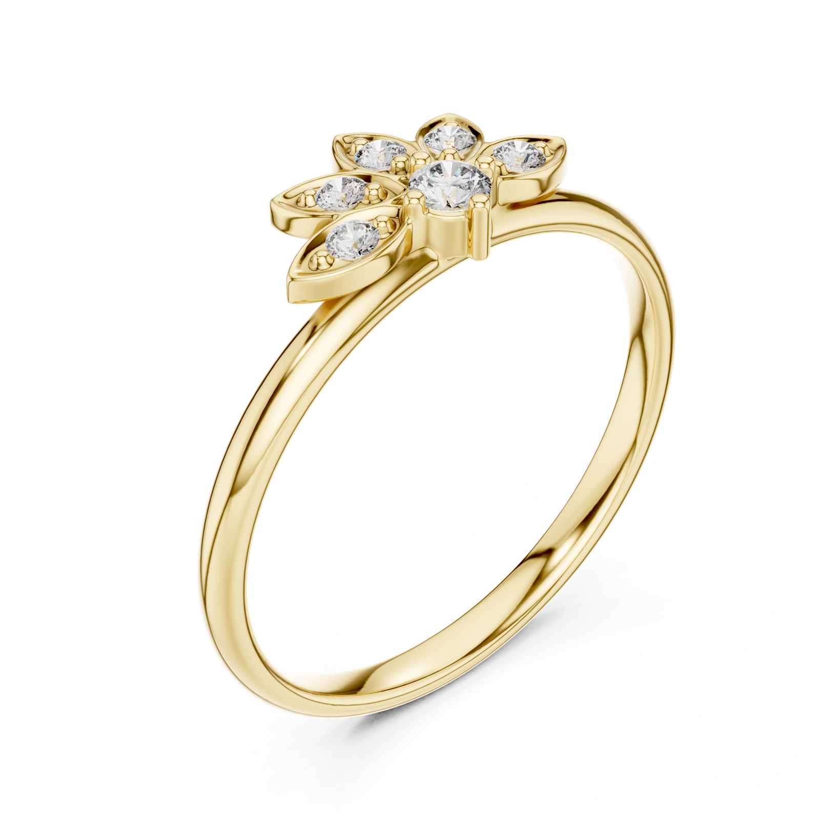 Gold Ring 1 (348), Yellow Gold, view 2