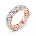 Gold Ring DDLR-707, Rose Gold, view 2