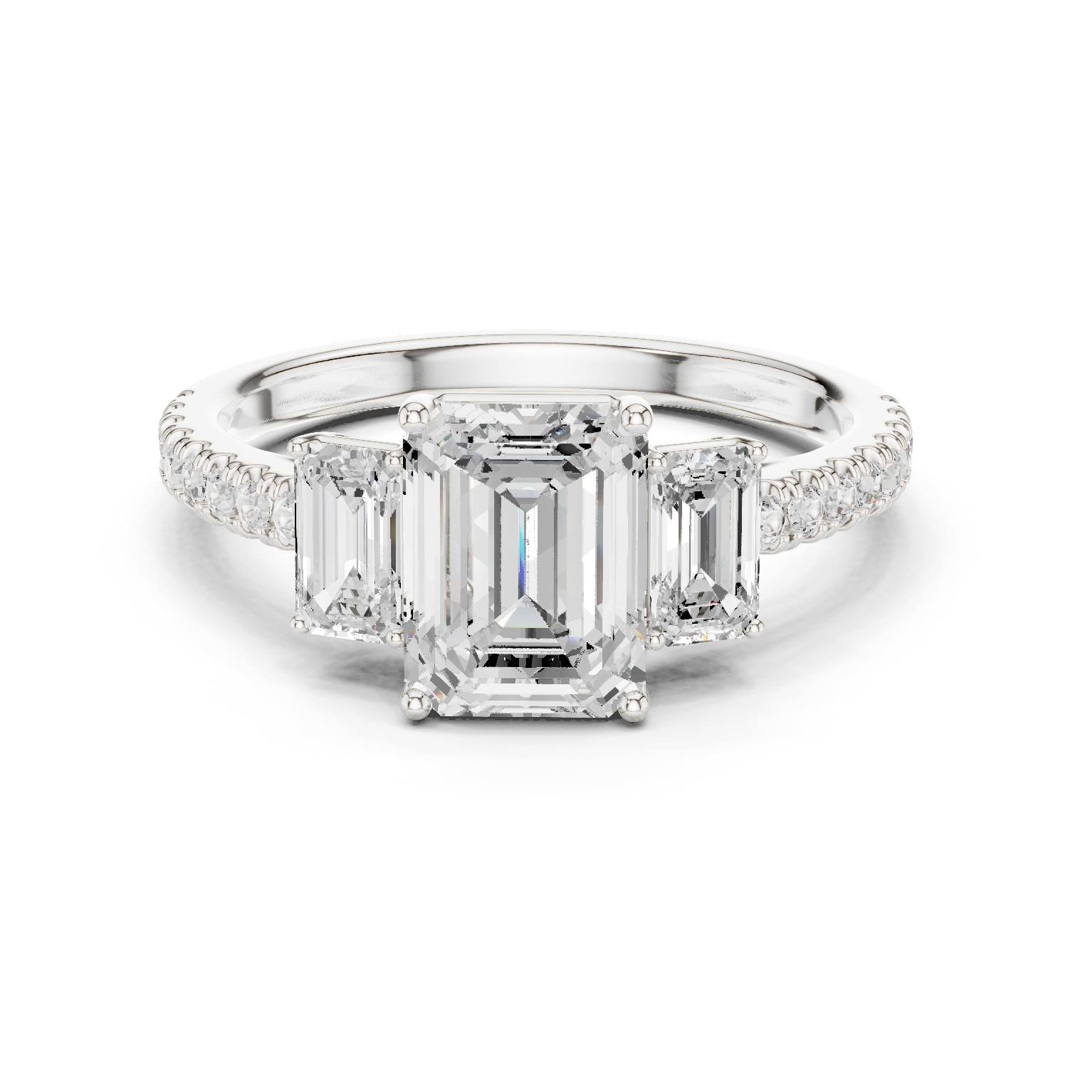 Gold Ring DDLR-790, White Gold