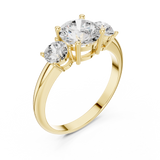 Gold Ring DDLR-1099, Yellow Gold, view 2