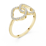 Gold Ring DR-6314, Yellow Gold, view 2