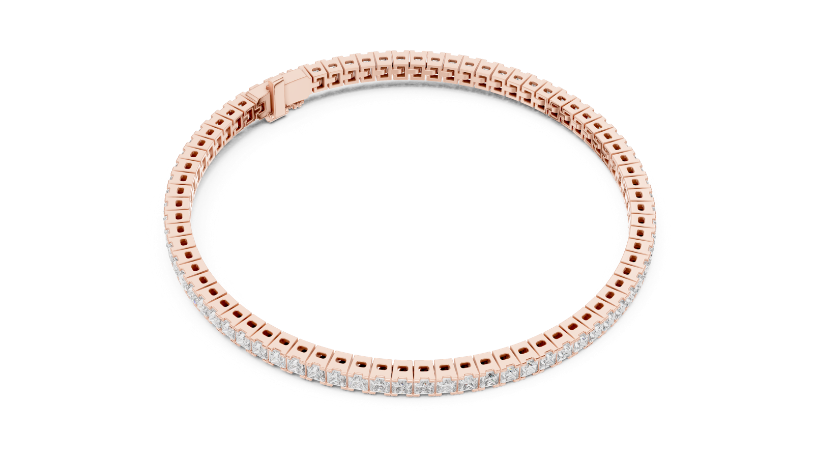Gold Bracelet 56-CAD, Rose Gold, view 2