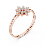 Gold Ring 1 (429), Rose Gold, view 2