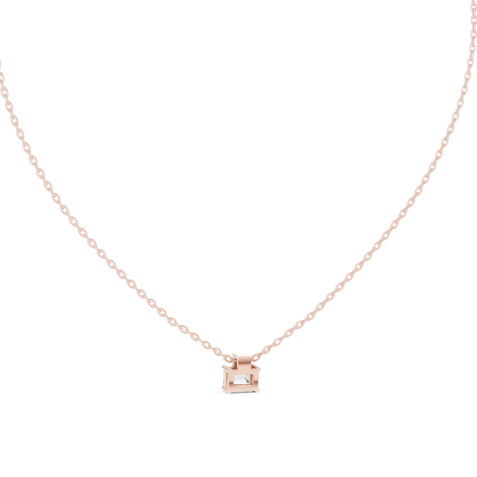 Gold Pendant GPD-0013, Rose Gold, view 4