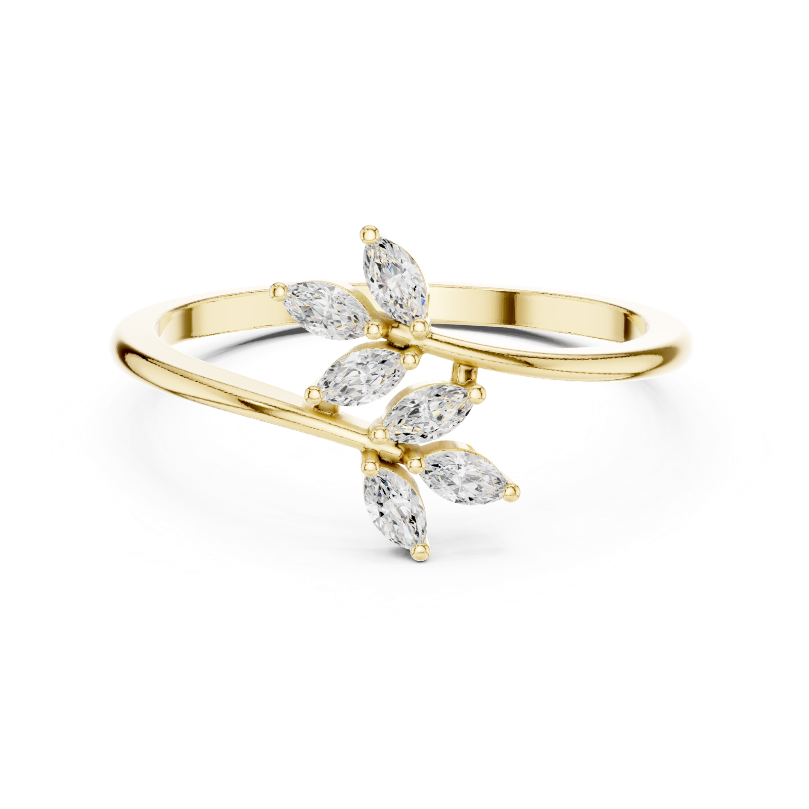 Gold Ring HLR-236, Yellow Gold