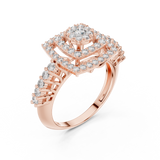 Gold Pendant 19-120034L, Rose Gold, view 2