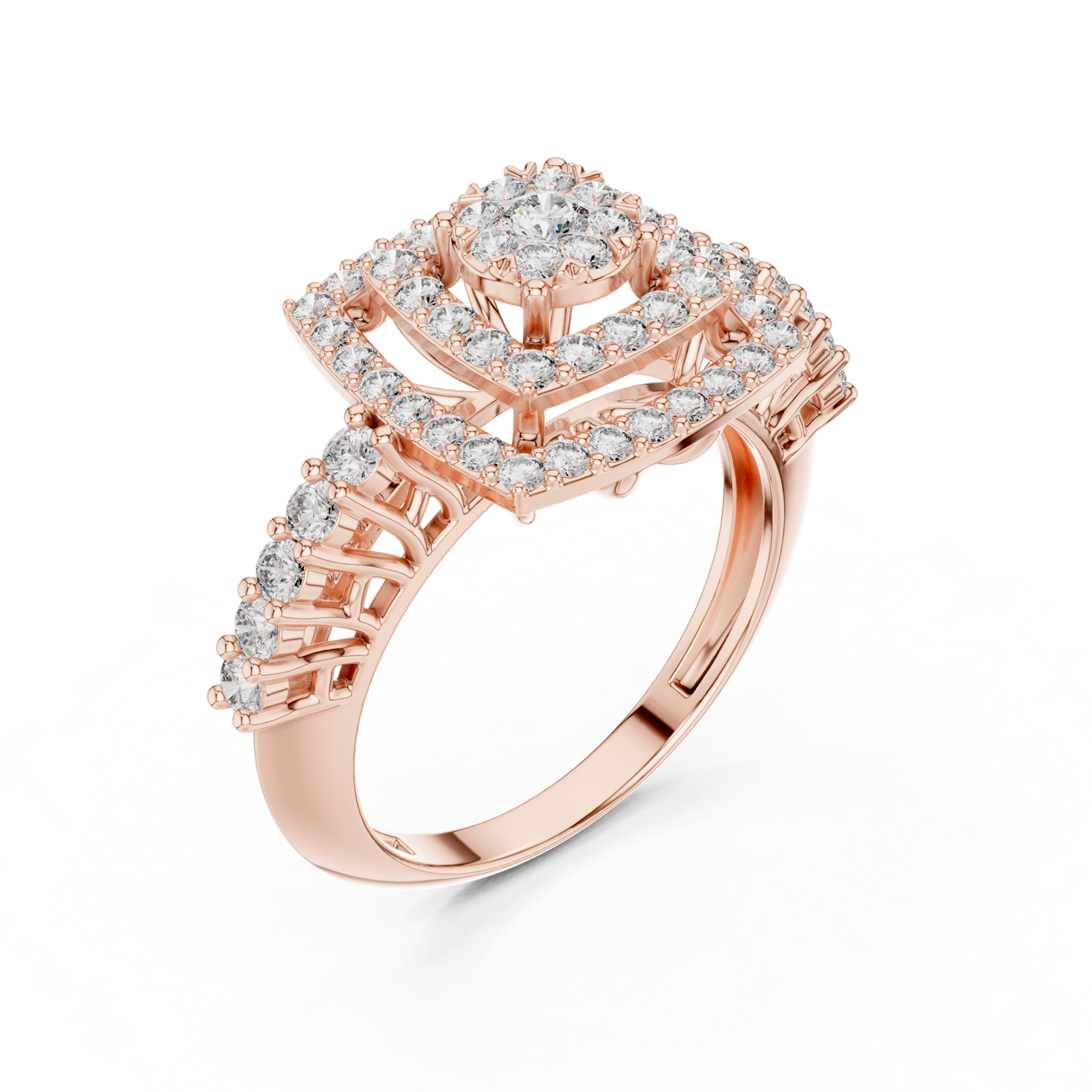 Gold Pendant 19-120034L, Rose Gold, view 2