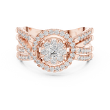Gold Ring 19-120008L, Rose Gold, view 4