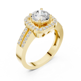 Gold Ring RLR1739, Yellow Gold, view 2