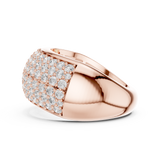 Gold Ring DDLR-316, Rose Gold, view 3