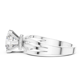 Gold Ring LR-0036, White Gold, view 3