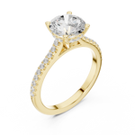 Gold Ring DDLR-1003, Yellow Gold, view 2