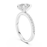 Gold Ring DDLR-889, White Gold, view 1