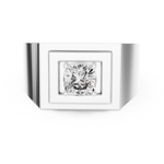 Gold Ring L28-GR, White Gold