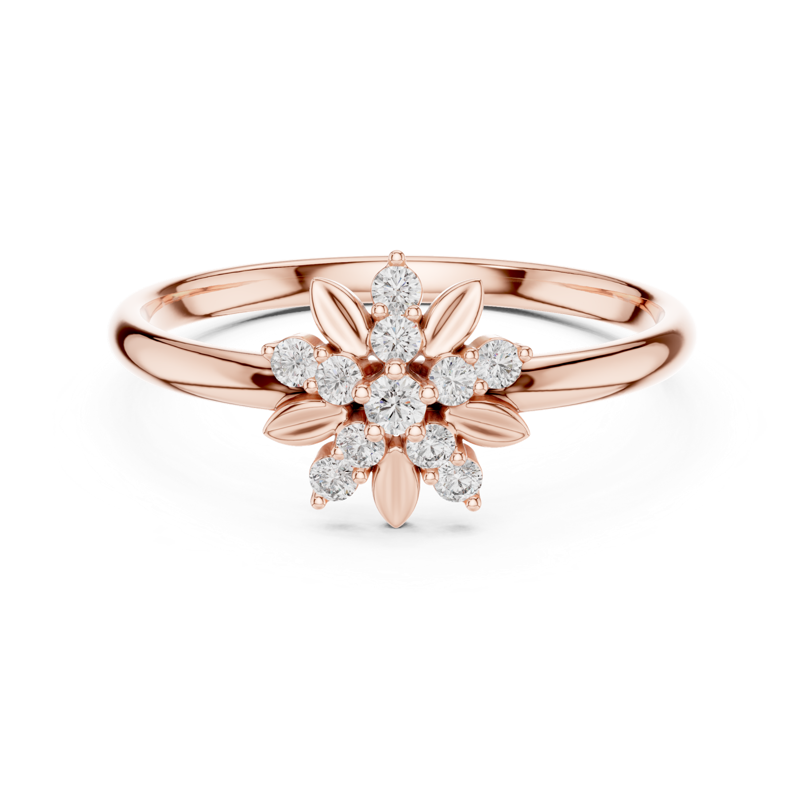 Gold Ring 1 (382), Rose Gold, view 4