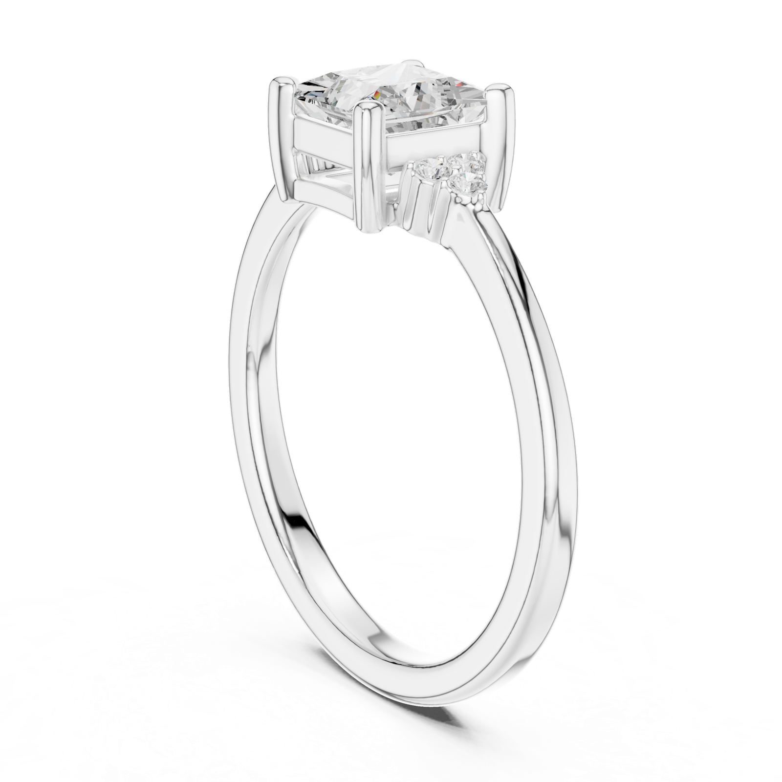 Gold Ring DDLR-502, White Gold