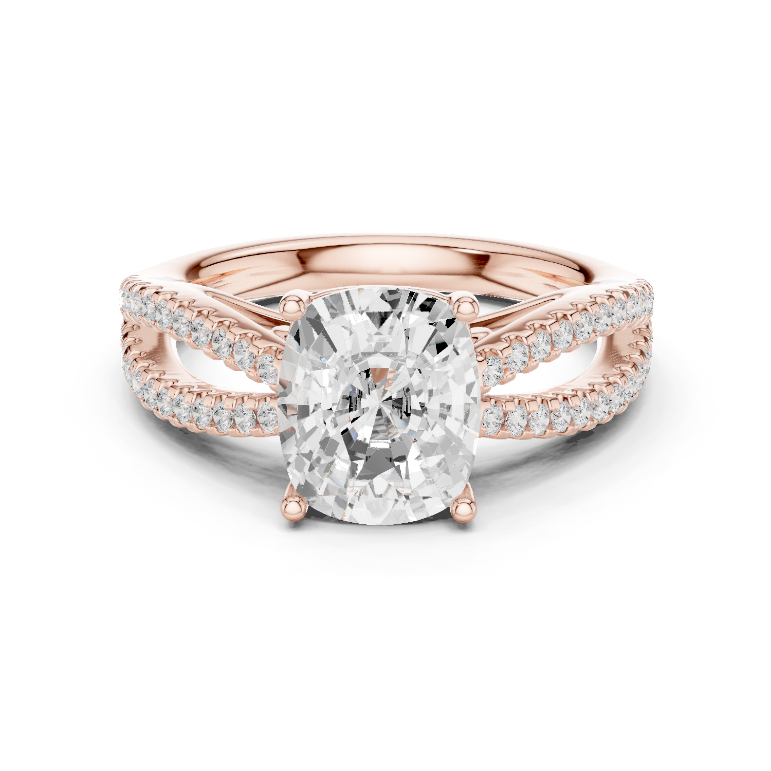 Gold Ring DDLR-734, Rose Gold
