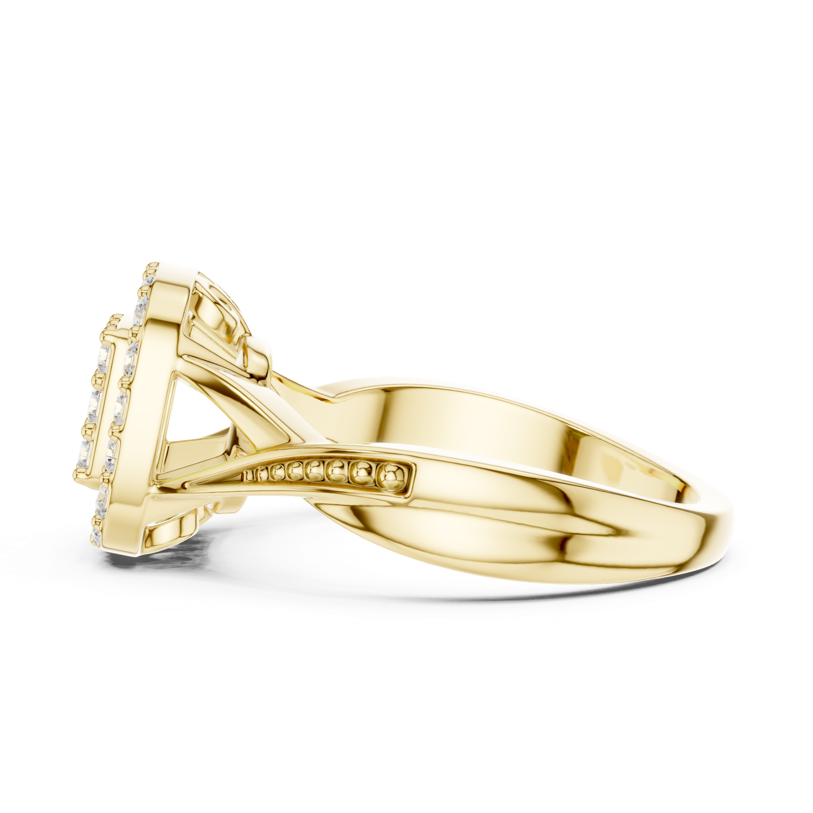 Gold Ring SBWR(13), Yellow Gold, view 3