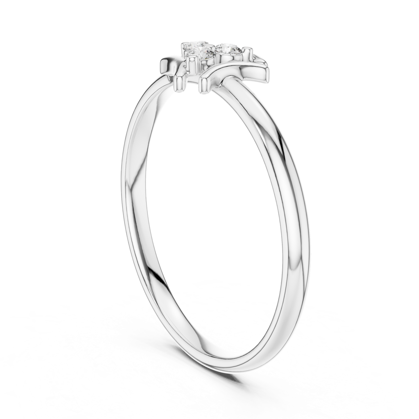 Gold Ring 1 (364), White Gold, view 1