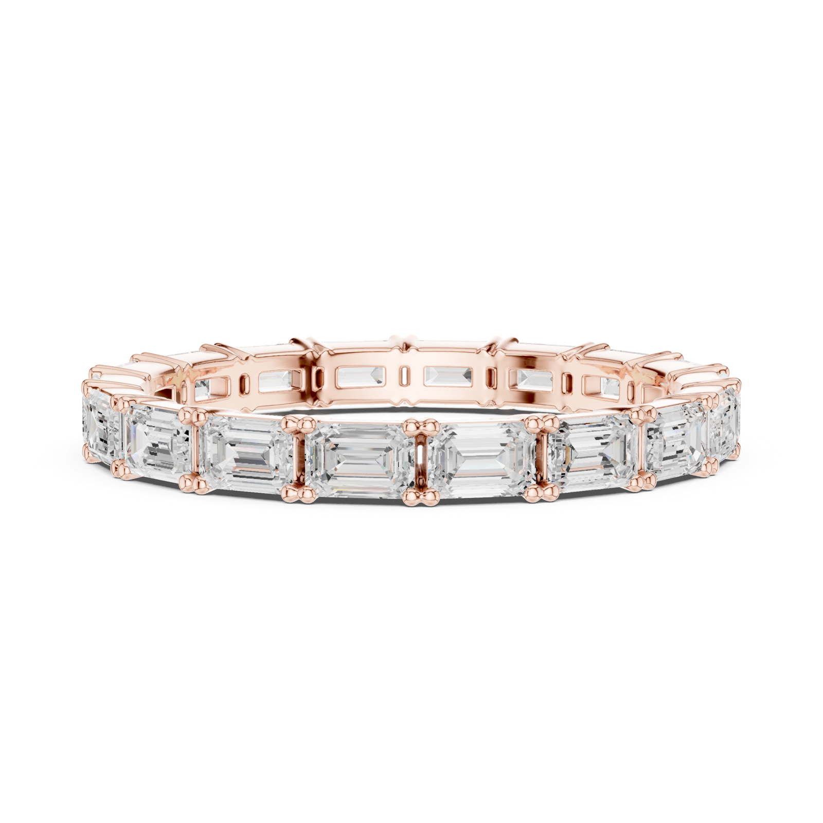 Gold Ring DDLR-625, Rose Gold, view 3