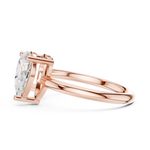 Gold Ring DDLR-1057, Rose Gold, view 3