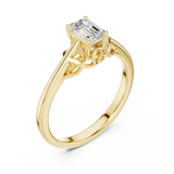 Gold Ring DDLR-483, Yellow Gold, view 2