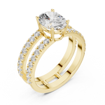 Gold Ring DDLR-1060, Yellow Gold, view 2