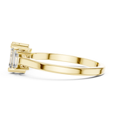 Gold Ring ALR-53, Yellow Gold, view 3