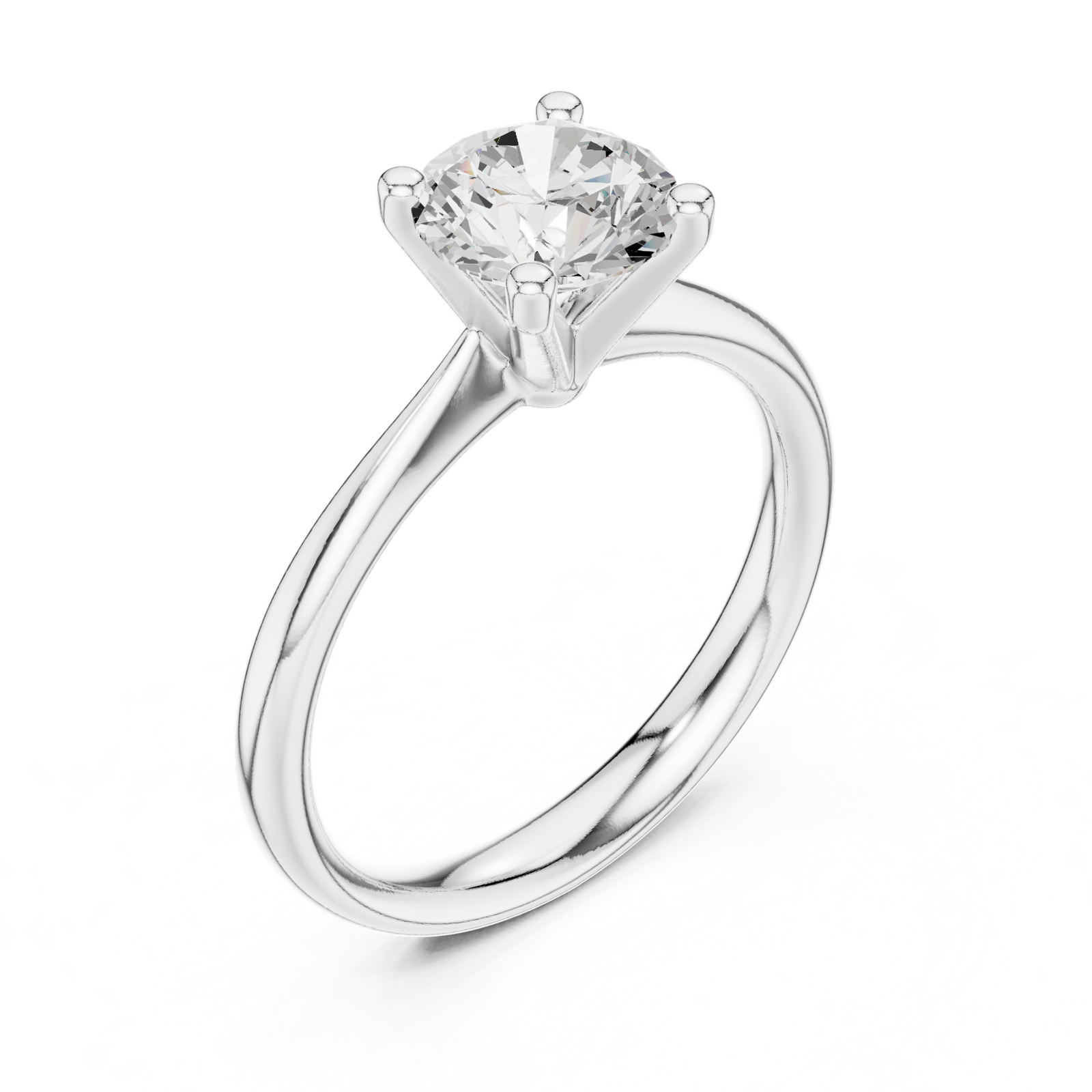 Gold Ring DDLR-627, White Gold, view 2
