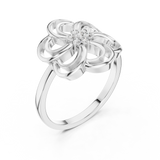 Gold Ring DR-6232, White Gold, view 2