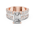 Gold Ring DDLR-199, Rose Gold, view 4