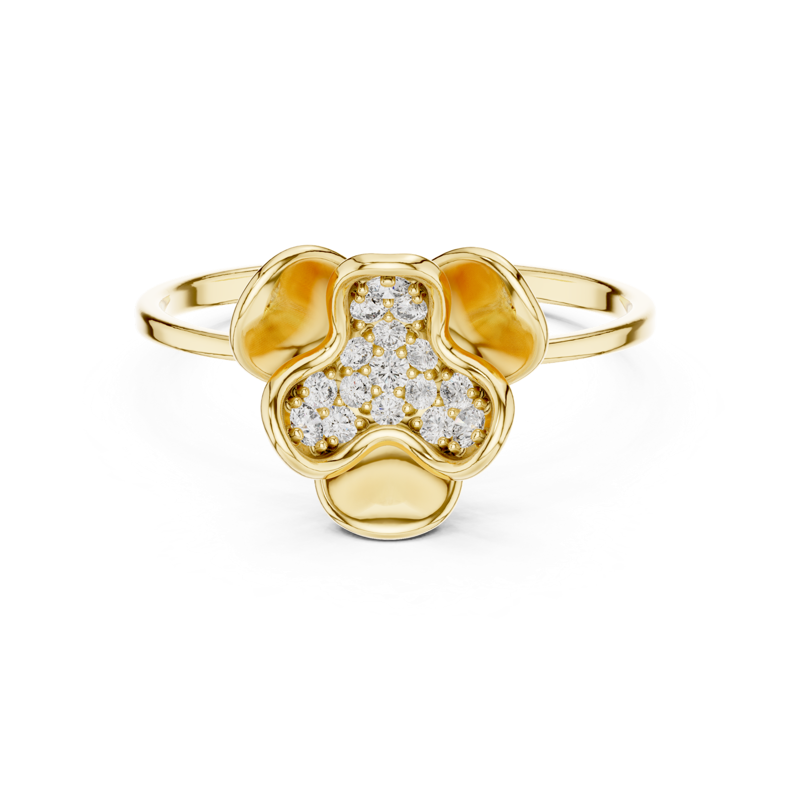 Gold Ring 1 (219), Yellow Gold, view 4