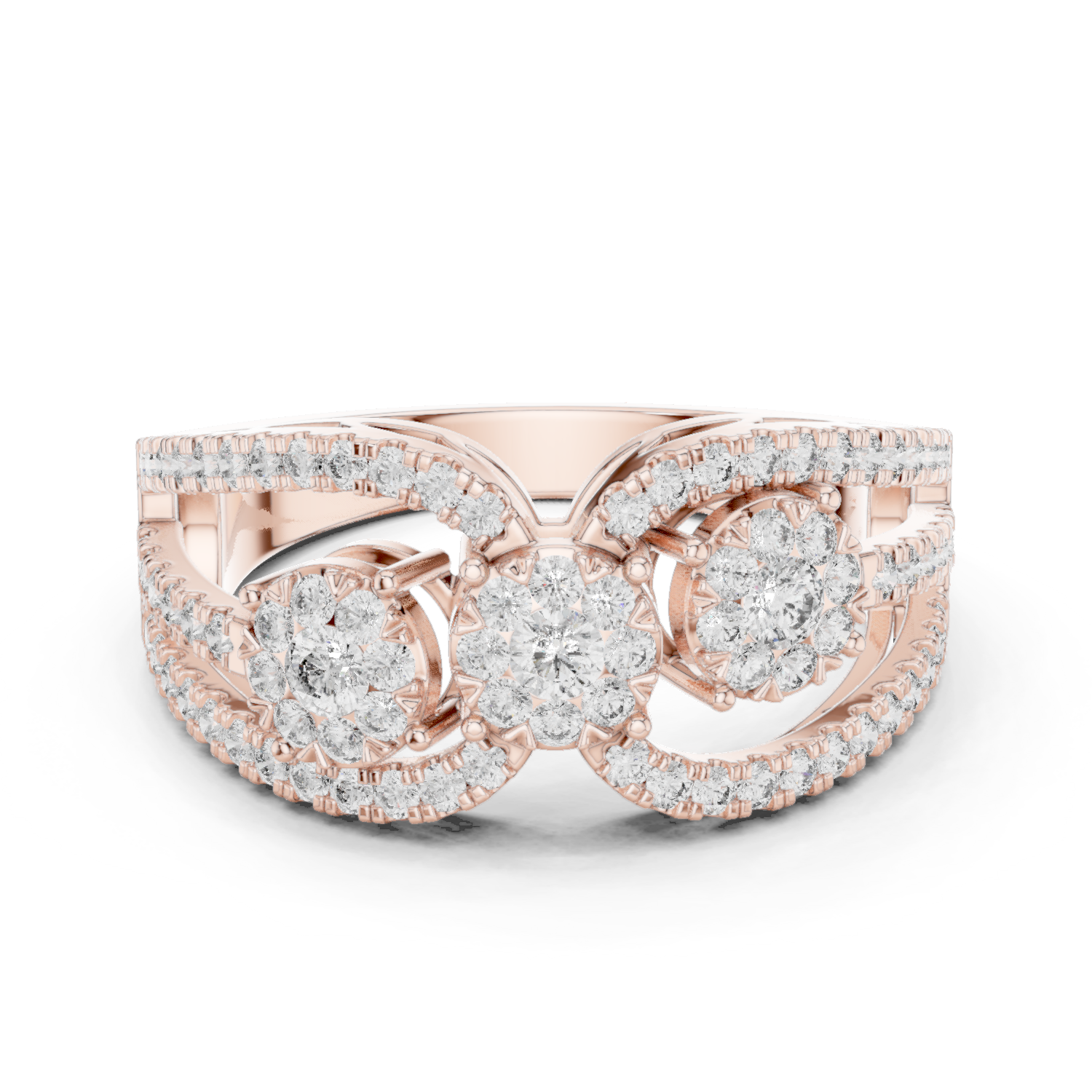 Gold Ring 19-120004L, Rose Gold
