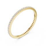 Gold Ring DDLR-807, Yellow Gold, view 2