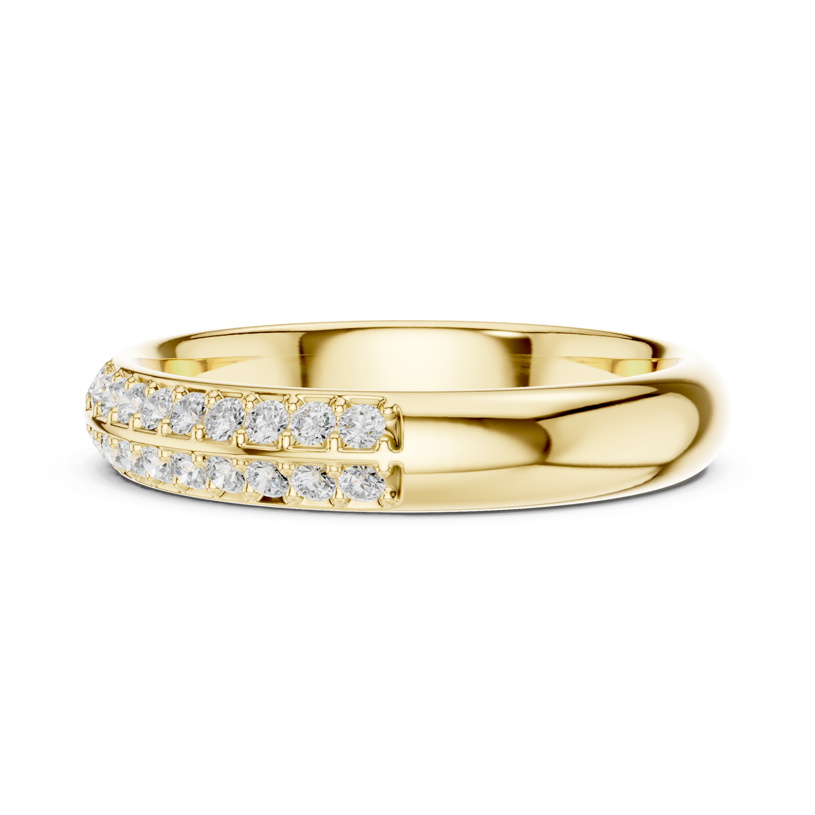 Gold Ring DDLR-575, Yellow Gold, view 3