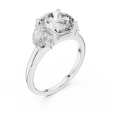 Gold Ring DDLR-074, White Gold, view 2