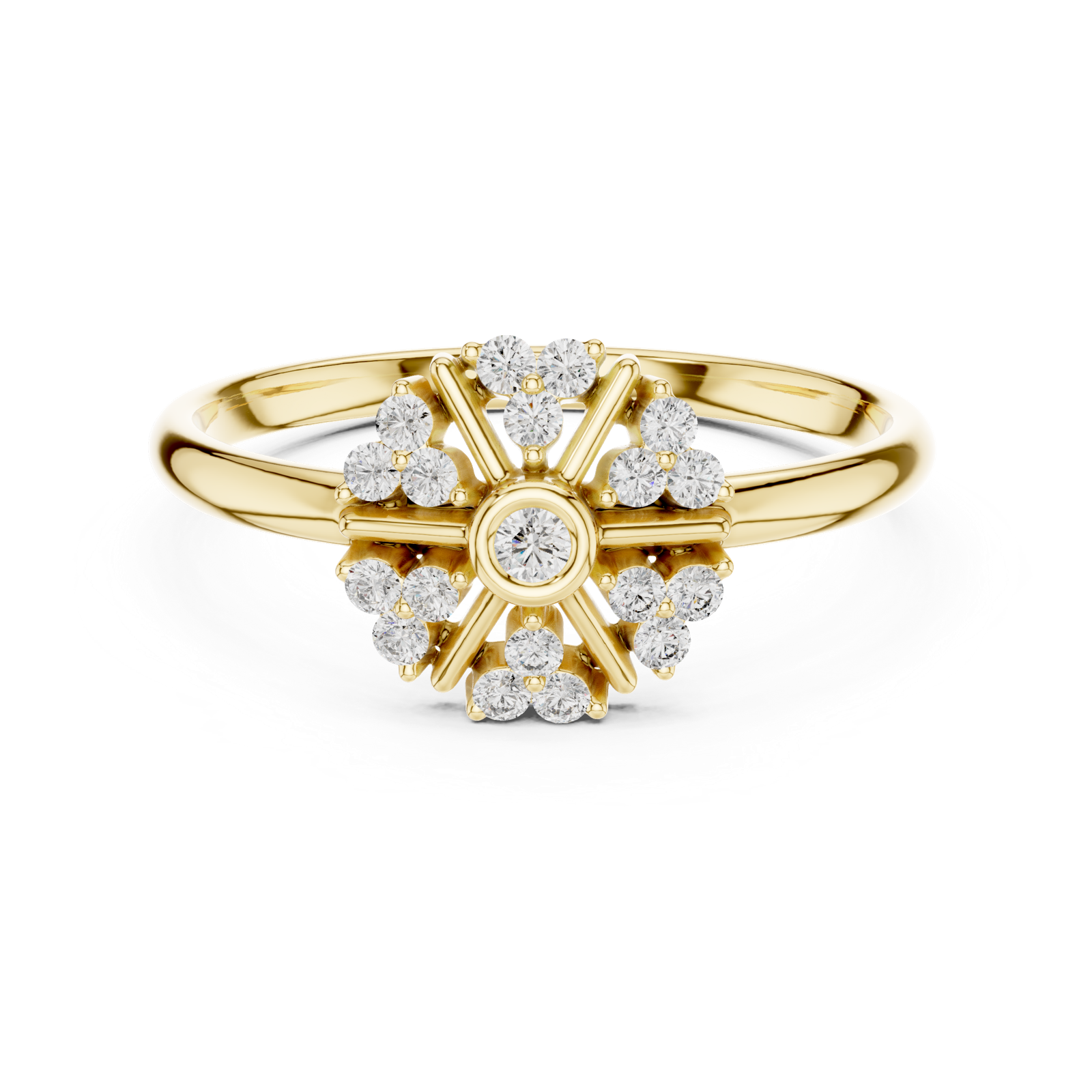 Gold Ring 1 (413), Yellow Gold, view 4