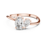 Gold Ring Ledis Ring, Rose Gold, view 4